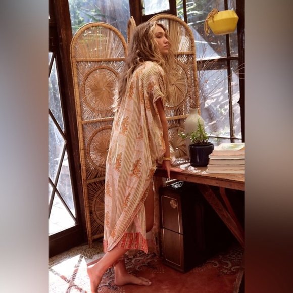 Free People Other - NWOT Free People Bali Maya Kimono Robe One Size